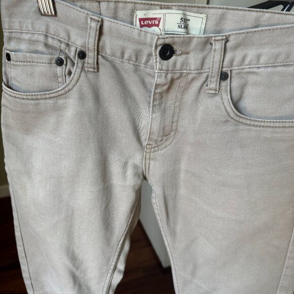LEVIS 511 SLIM STRAIGHT KHAKI COLOR SIZE 27 X 27 - Picture 5 of 7
